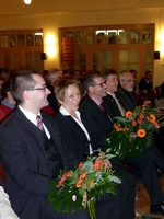 v.l. Pfarrer Preisler, Generalsuperintendentin Asmus, Pfarrer Günther, Präses Dr. Hinze, Präses Förster