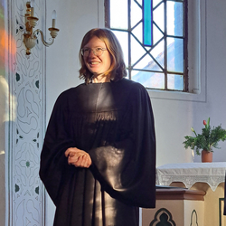 Pfarrerin Johanna Köster im Begrüßungsgottesdienst